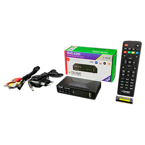 Цифровой приемник DVS-4201 (DVB-T/T2/C) эфирно-кабельный